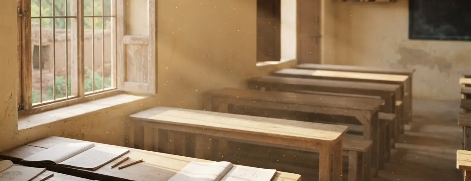 Young learners in a bright classroom